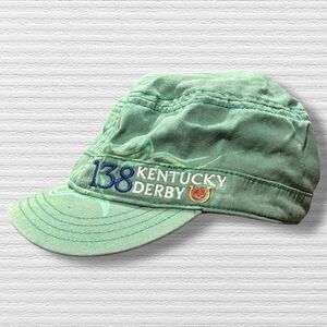 138 Kentucky Derby Hat 2012 The Game Green Cotton Baseball Cap Adjustable OSFA